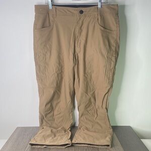 Orvis Fleece Lined Men's Tan Chino Pants Size 36x30 - 1341
